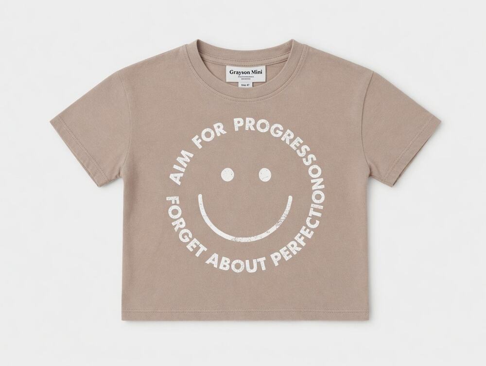 Grayson Mini Motivational Cropped Tee – Size 4T